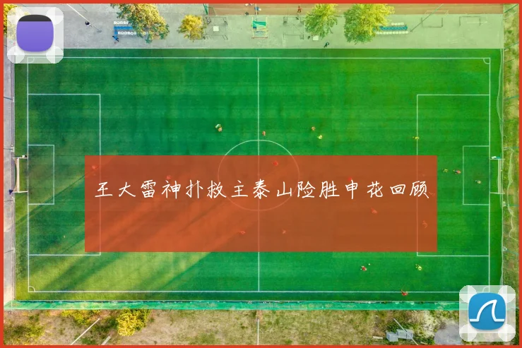 王大雷神扑救主泰山险胜申花回顾